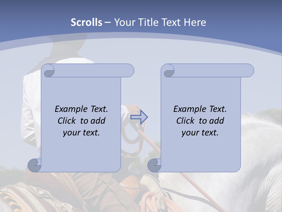 Mexican Boy On Horseback PowerPoint Template