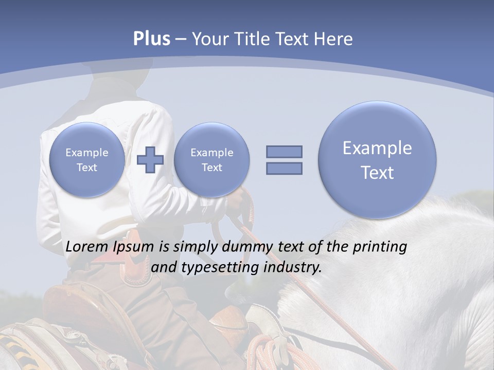 Mexican Boy On Horseback PowerPoint Template