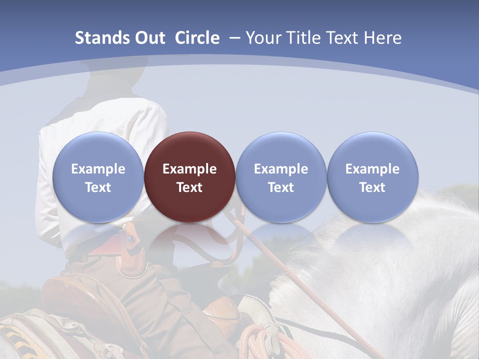 Mexican Boy On Horseback PowerPoint Template