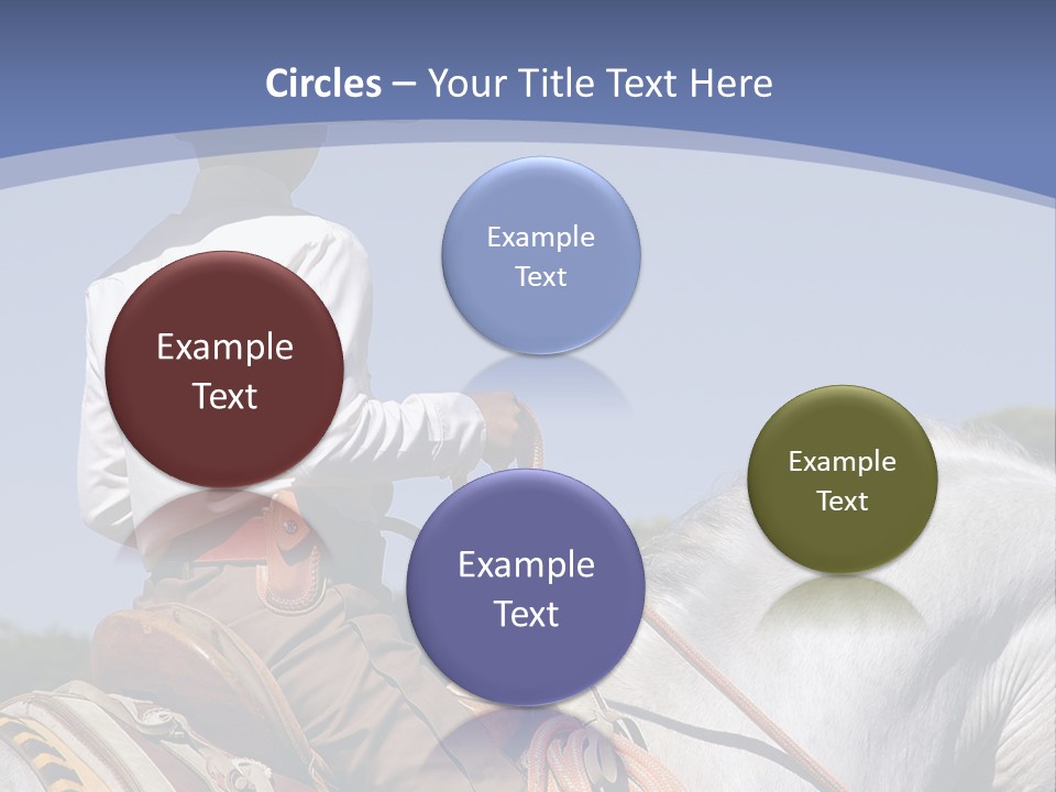 Mexican Boy On Horseback PowerPoint Template