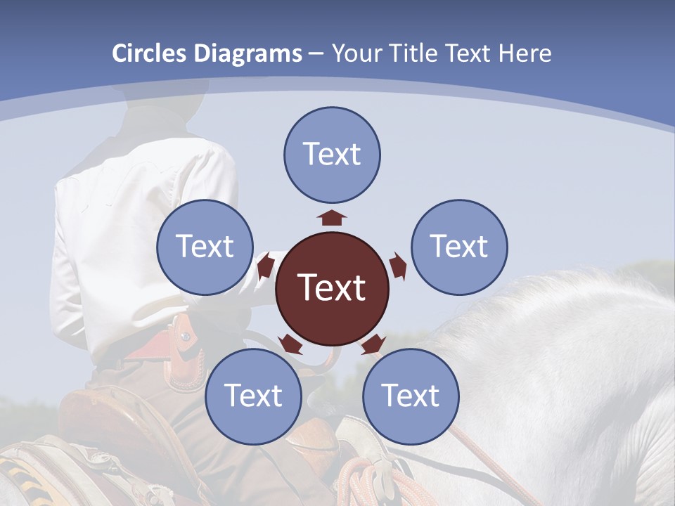 Mexican Boy On Horseback PowerPoint Template