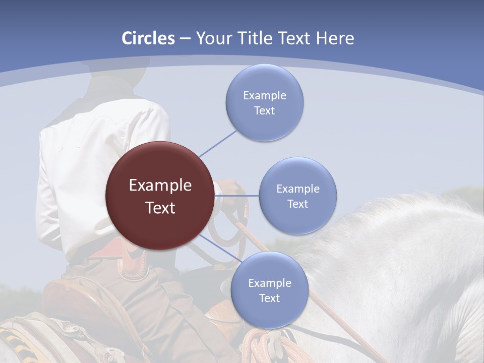 Mexican Boy On Horseback PowerPoint Template