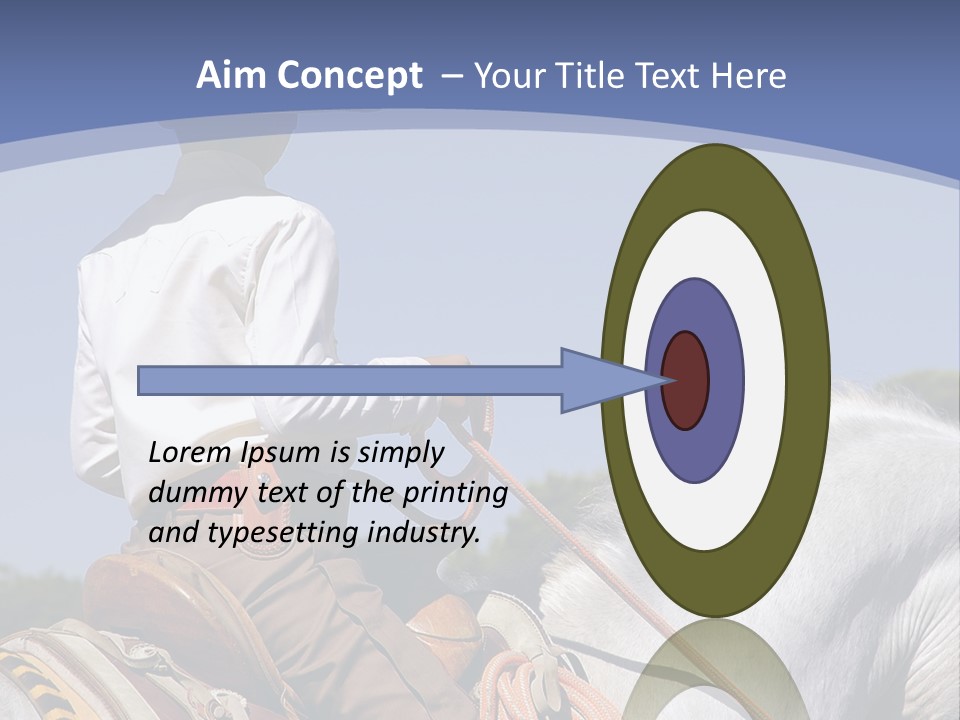 Mexican Boy On Horseback PowerPoint Template