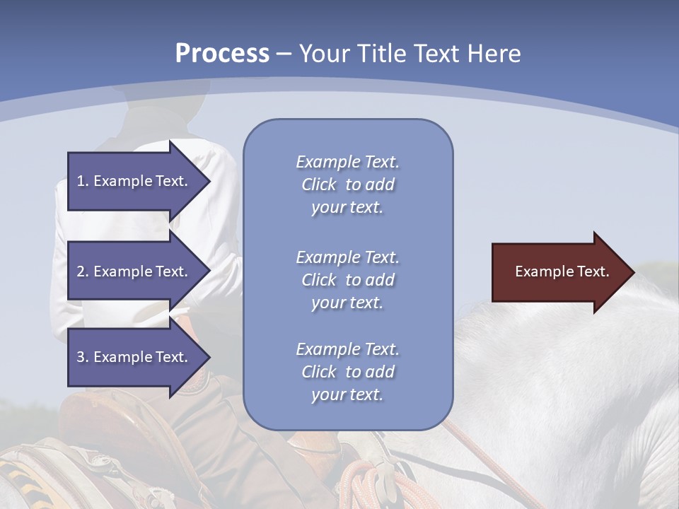 Mexican Boy On Horseback PowerPoint Template
