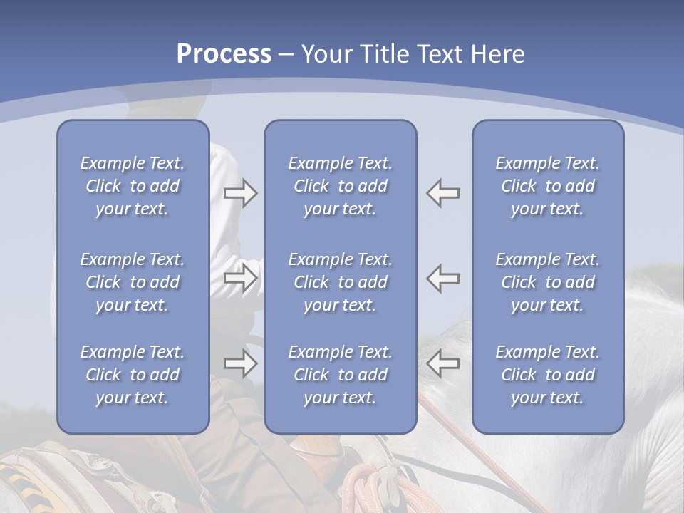 Mexican Boy On Horseback PowerPoint Template