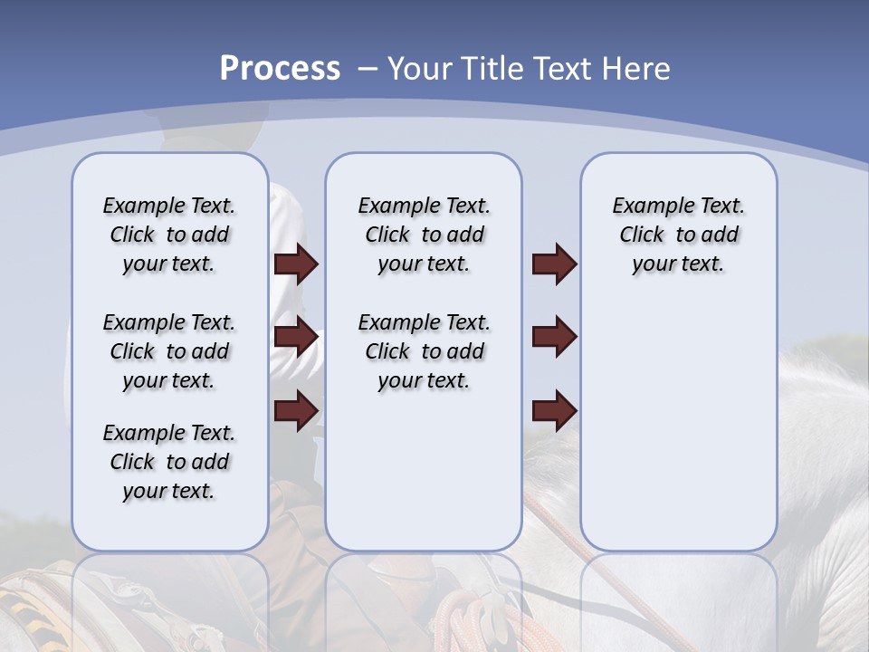 Mexican Boy On Horseback PowerPoint Template
