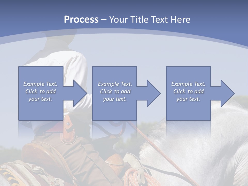 Mexican Boy On Horseback PowerPoint Template