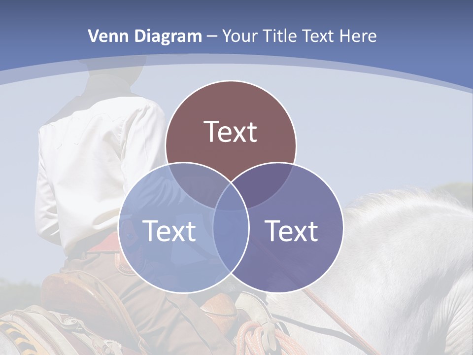 Mexican Boy On Horseback PowerPoint Template