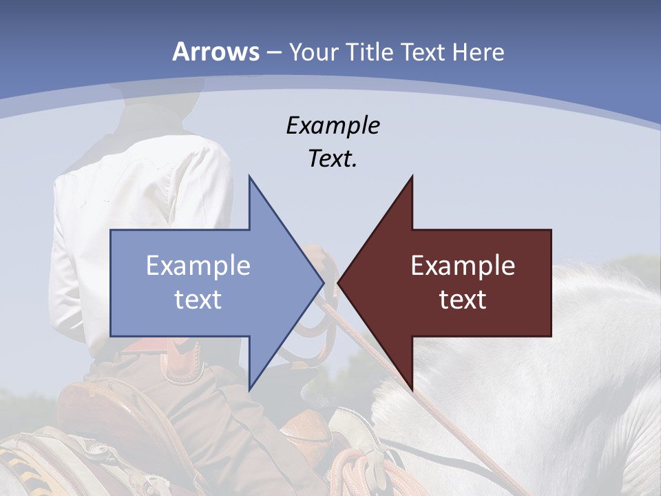 Mexican Boy On Horseback PowerPoint Template