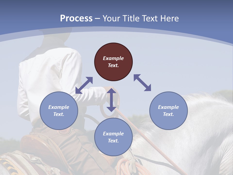 Mexican Boy On Horseback PowerPoint Template
