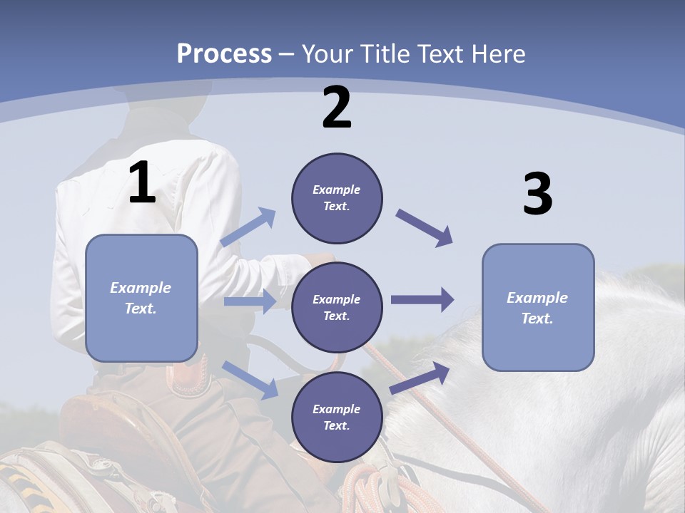 Mexican Boy On Horseback PowerPoint Template