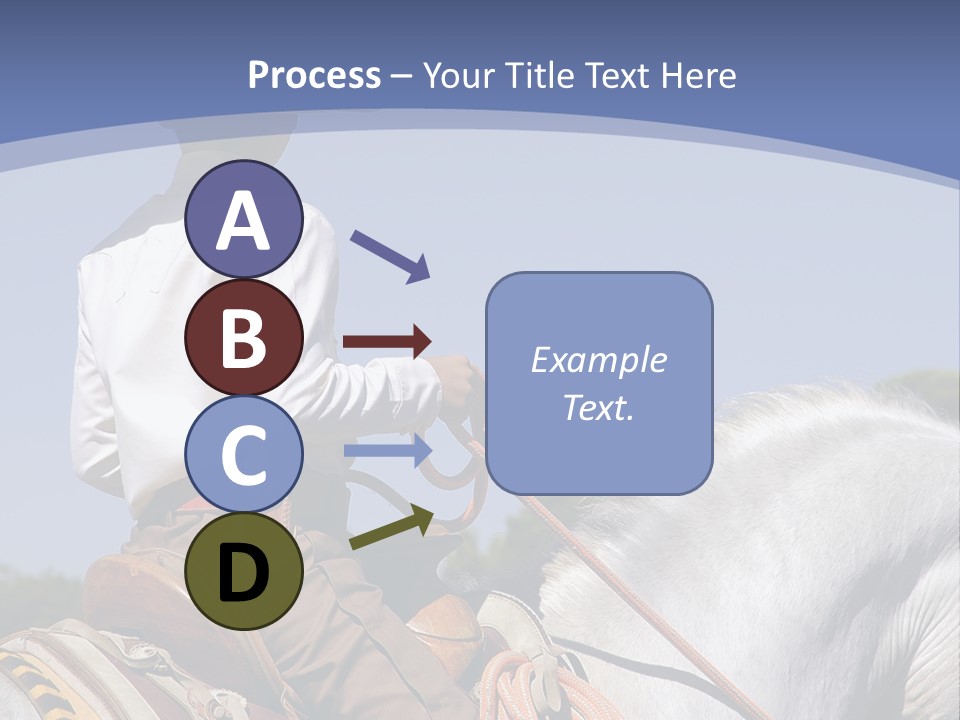 Mexican Boy On Horseback PowerPoint Template