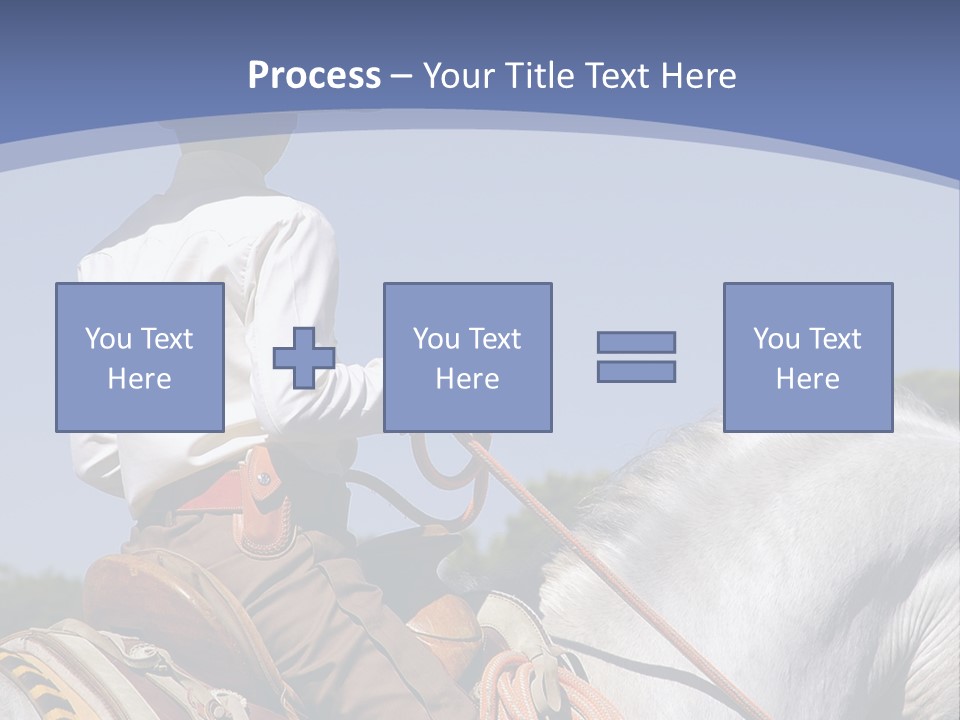 Mexican Boy On Horseback PowerPoint Template