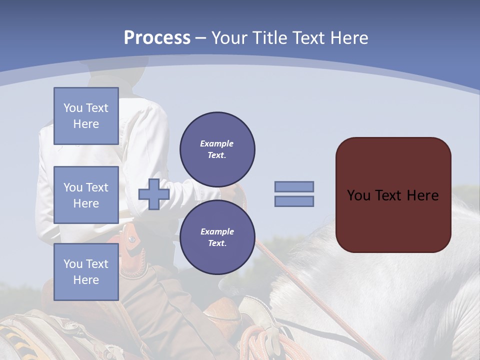 Mexican Boy On Horseback PowerPoint Template