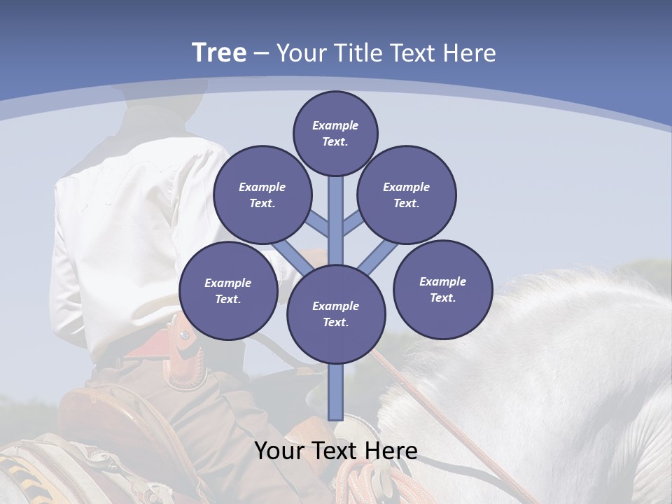 Mexican Boy On Horseback PowerPoint Template