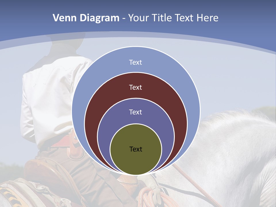 Mexican Boy On Horseback PowerPoint Template