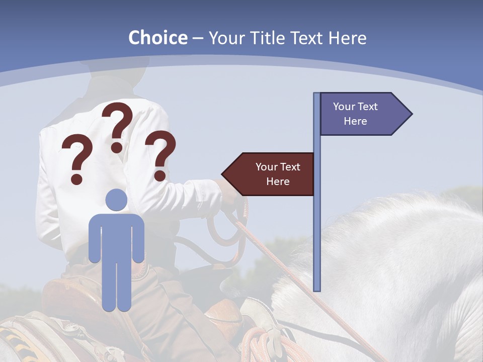 Mexican Boy On Horseback PowerPoint Template