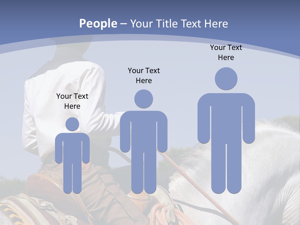 Mexican Boy On Horseback PowerPoint Template