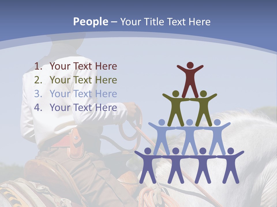 Mexican Boy On Horseback PowerPoint Template