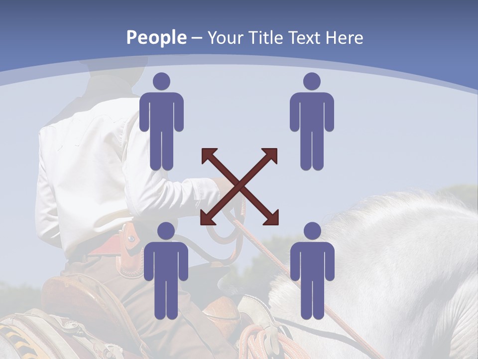 Mexican Boy On Horseback PowerPoint Template