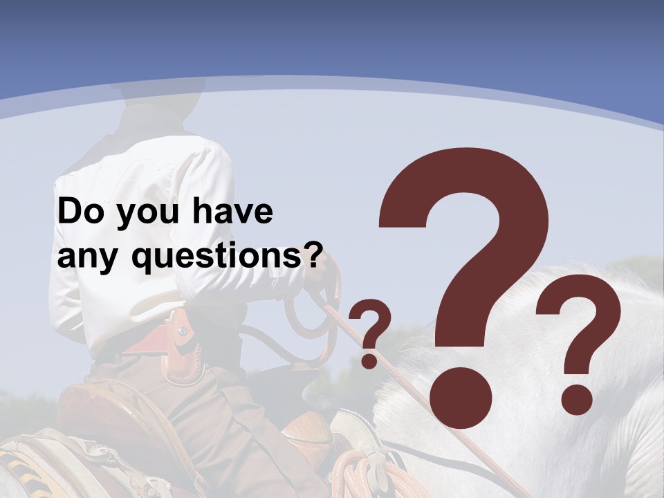 Mexican Boy On Horseback PowerPoint Template