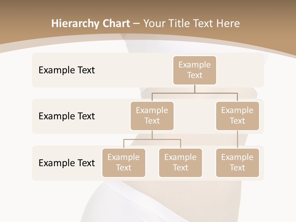 Body Of Young Woman Over White Background PowerPoint Template