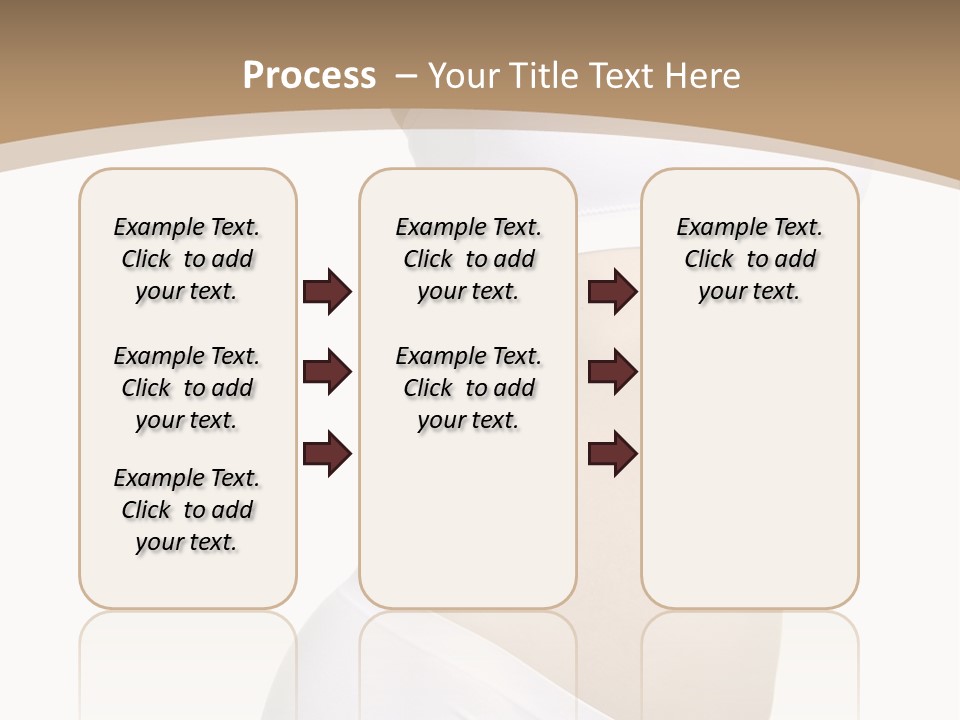 Body Of Young Woman Over White Background PowerPoint Template