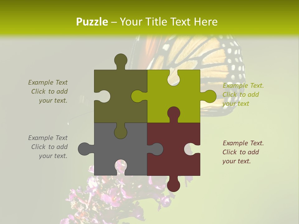 Monarch Butterfly PowerPoint Template