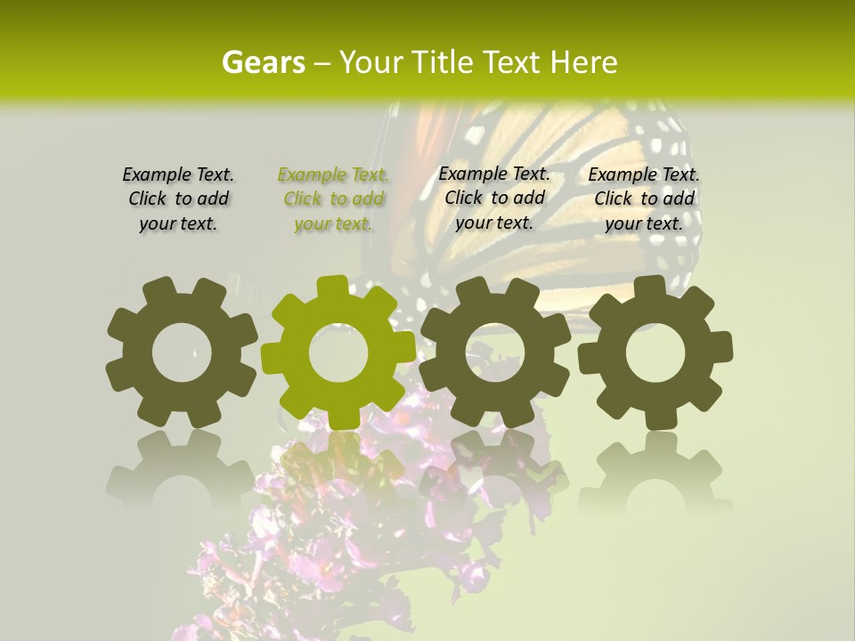 Monarch Butterfly PowerPoint Template