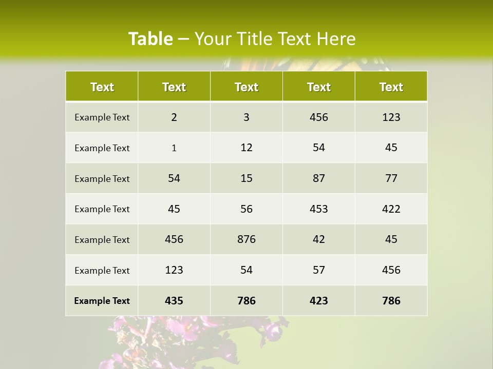 Monarch Butterfly PowerPoint Template