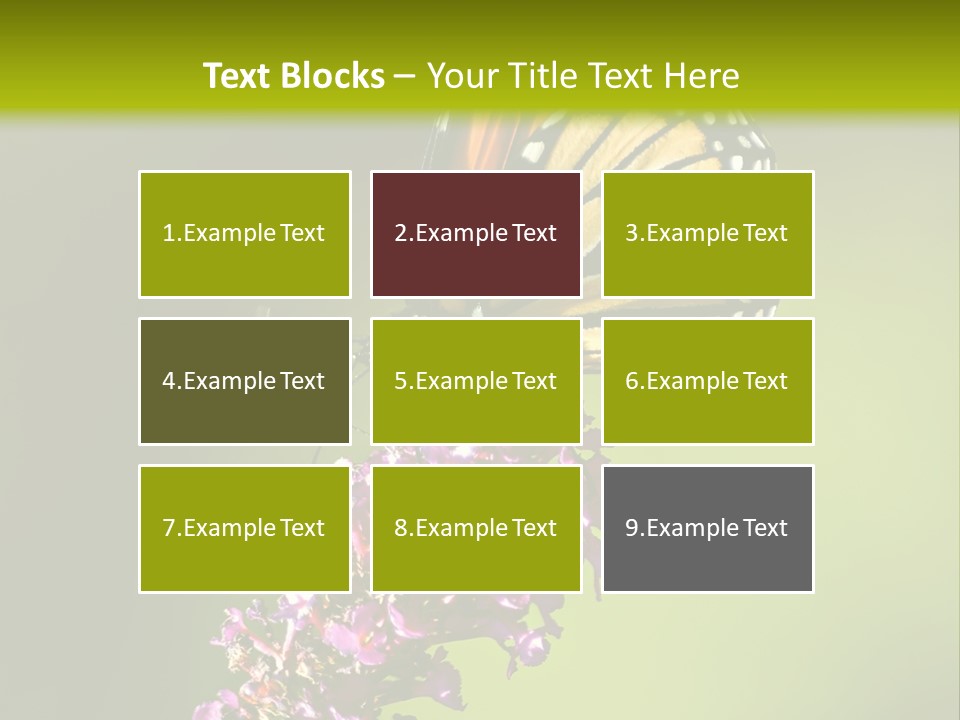 Monarch Butterfly PowerPoint Template