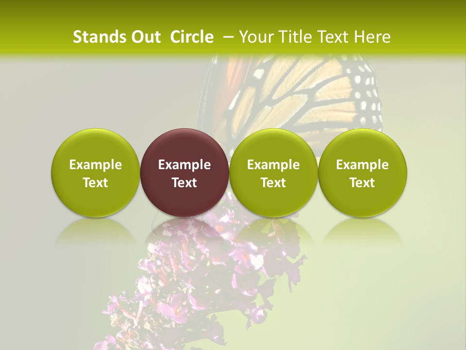 Monarch Butterfly PowerPoint Template