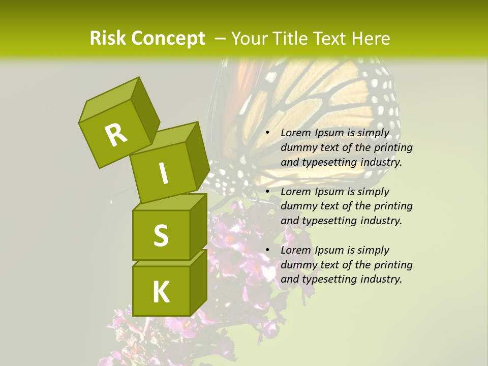 Monarch Butterfly PowerPoint Template