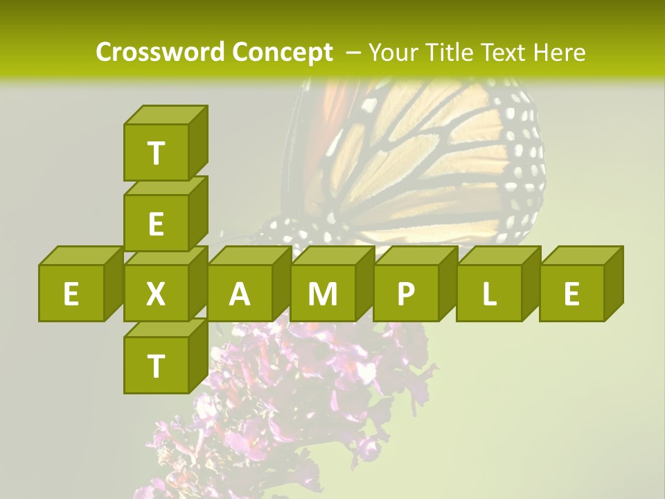 Monarch Butterfly PowerPoint Template