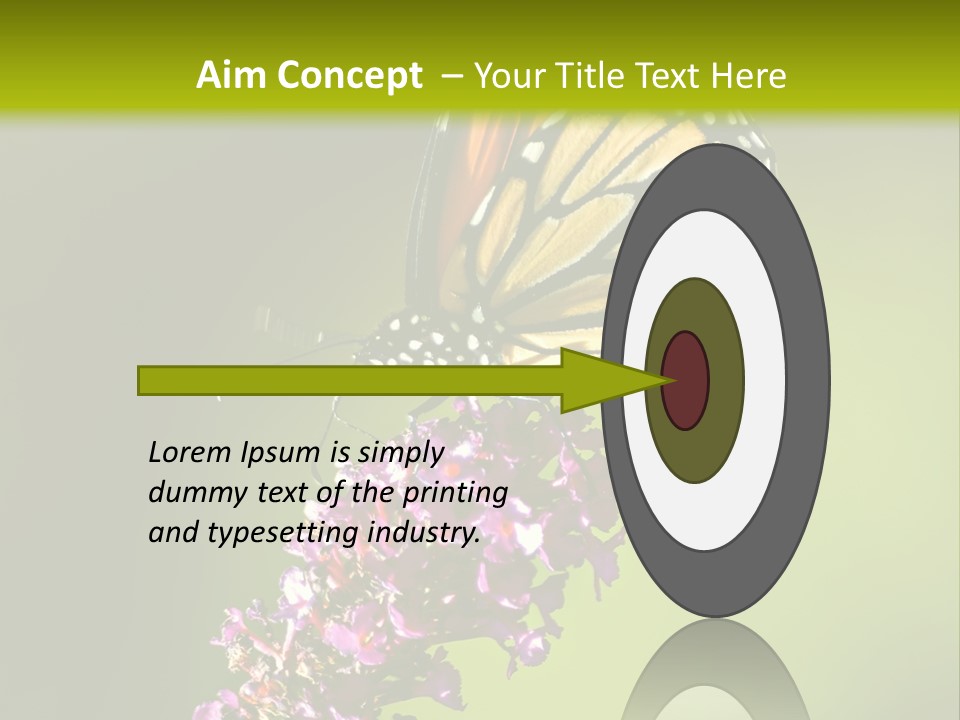 Monarch Butterfly PowerPoint Template