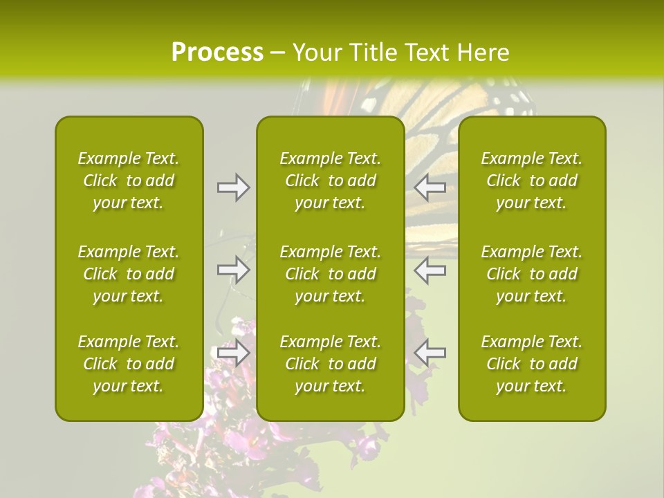 Monarch Butterfly PowerPoint Template