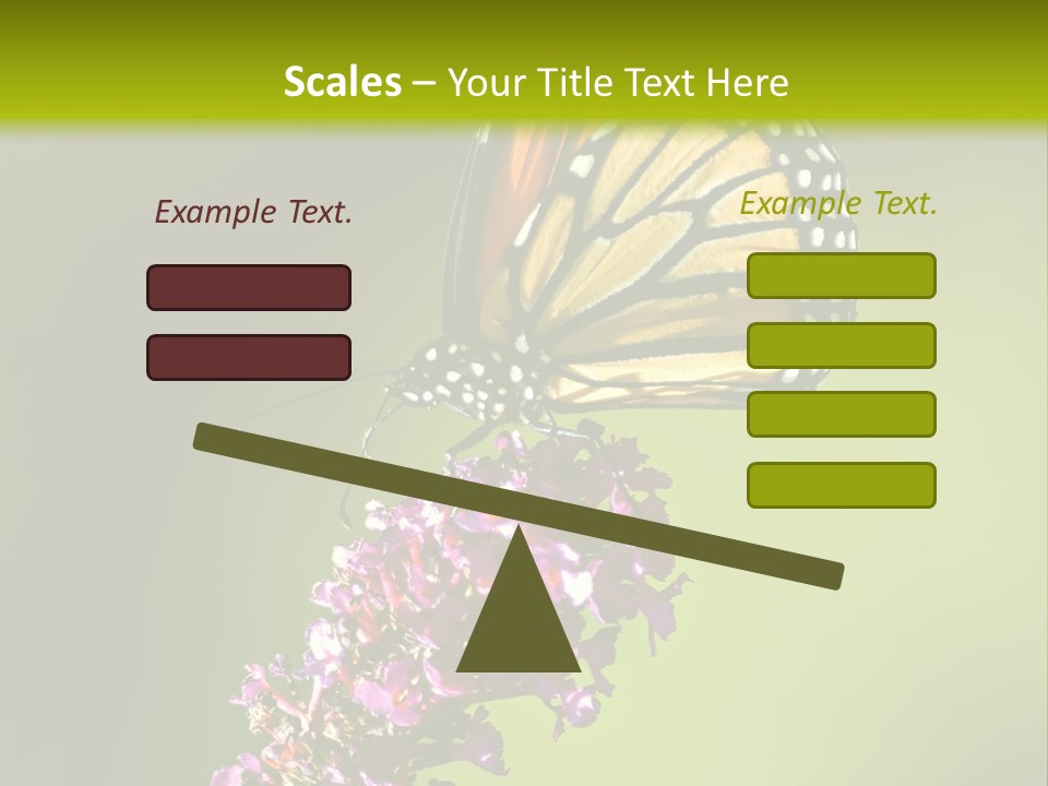 Monarch Butterfly PowerPoint Template