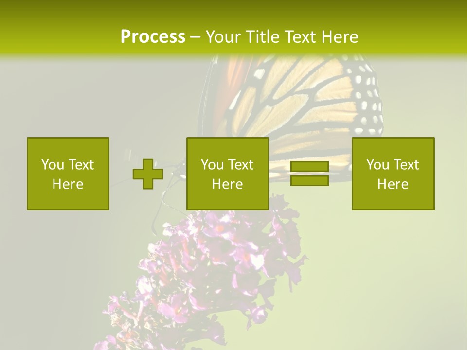 Monarch Butterfly PowerPoint Template