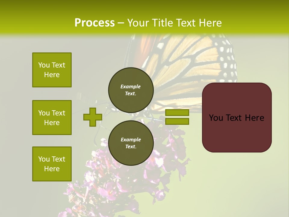 Monarch Butterfly PowerPoint Template