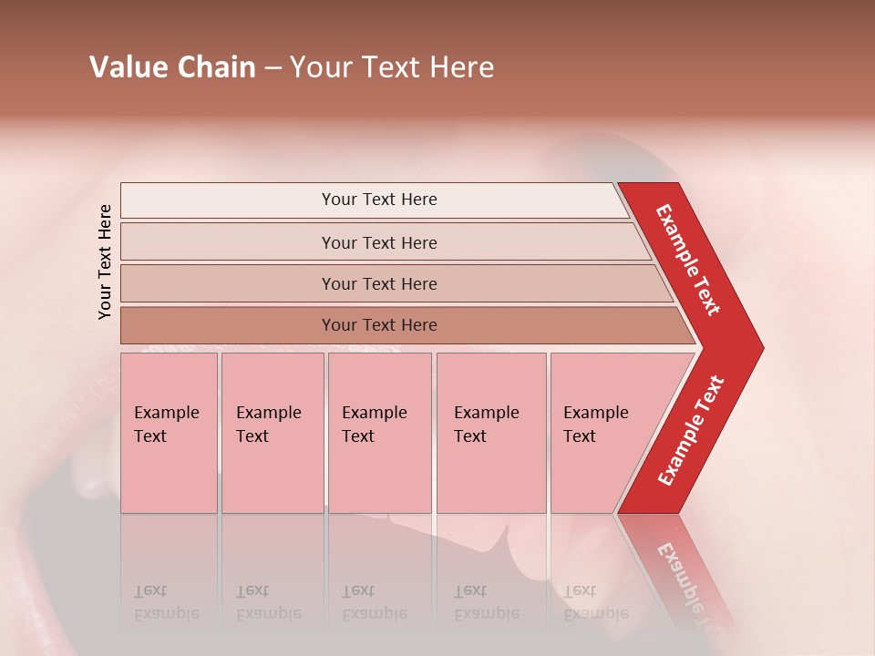 Female With Healthy Mouth And Teeth PowerPoint Template