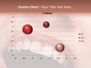 Female With Healthy Mouth And Teeth PowerPoint Template