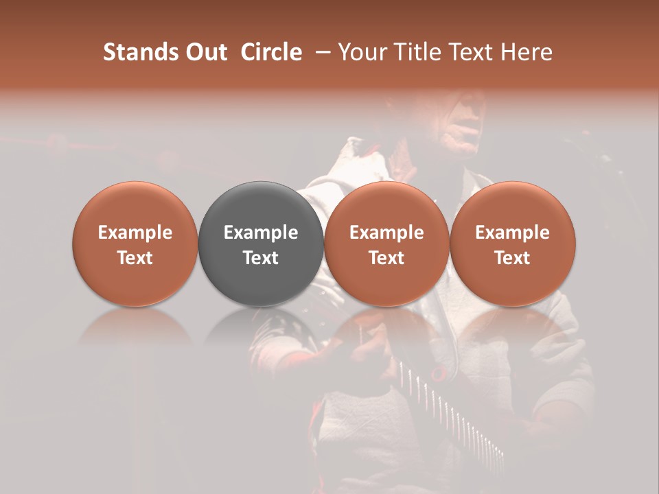 Lou Reed On Stage At Telluride Blues And Brews Fest 06 PowerPoint Template