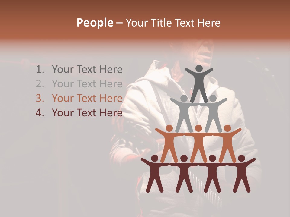 Lou Reed On Stage At Telluride Blues And Brews Fest 06 PowerPoint Template