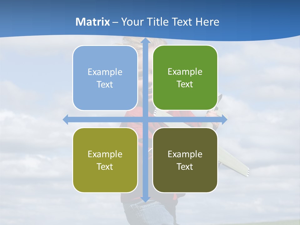 Into The Wind PowerPoint Template