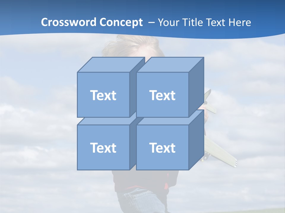 Into The Wind PowerPoint Template