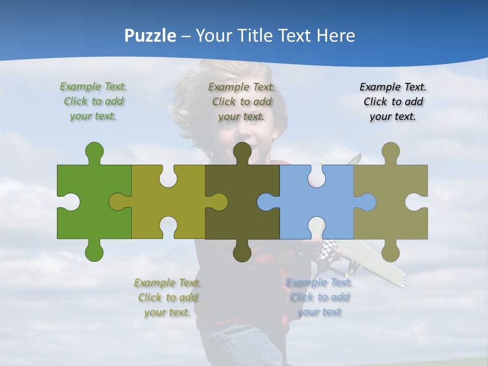 Into The Wind PowerPoint Template