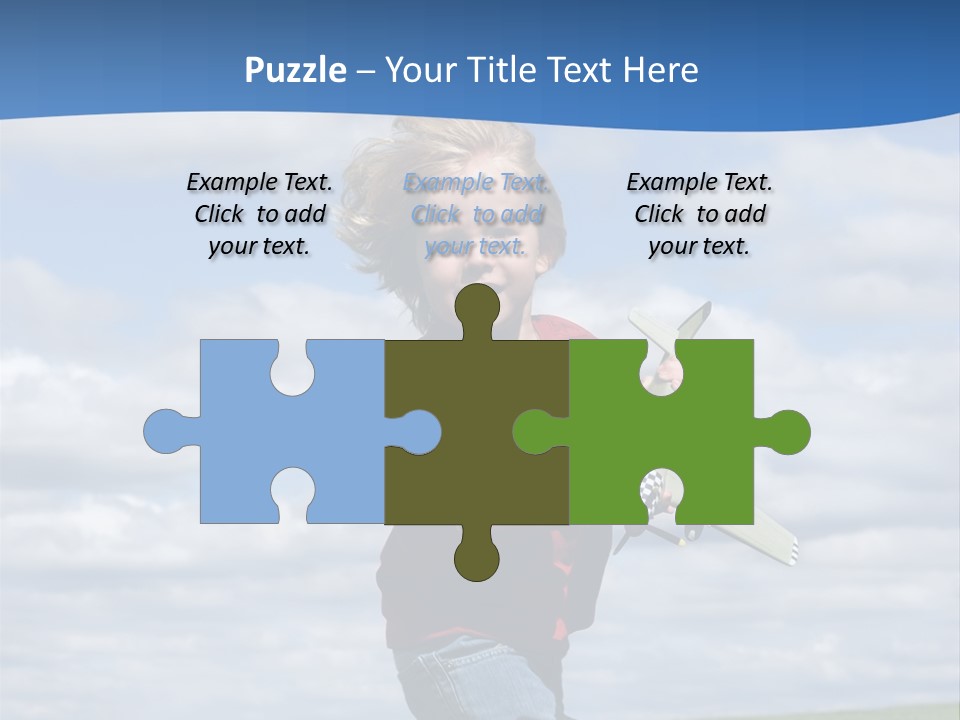 Into The Wind PowerPoint Template