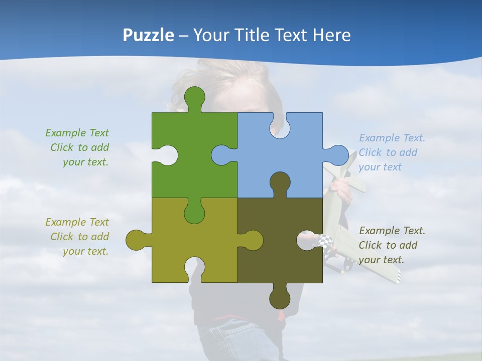 Into The Wind PowerPoint Template