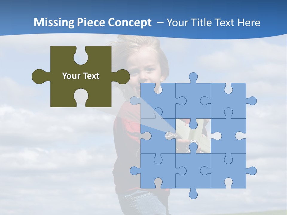 Into The Wind PowerPoint Template