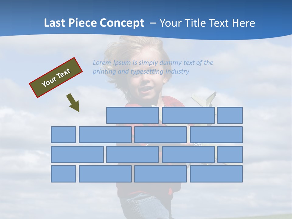 Into The Wind PowerPoint Template